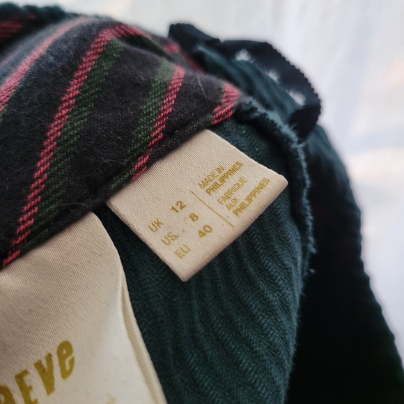 Emerald Corduroy Skirt by Mauve size 8 - Picture 4 of 8